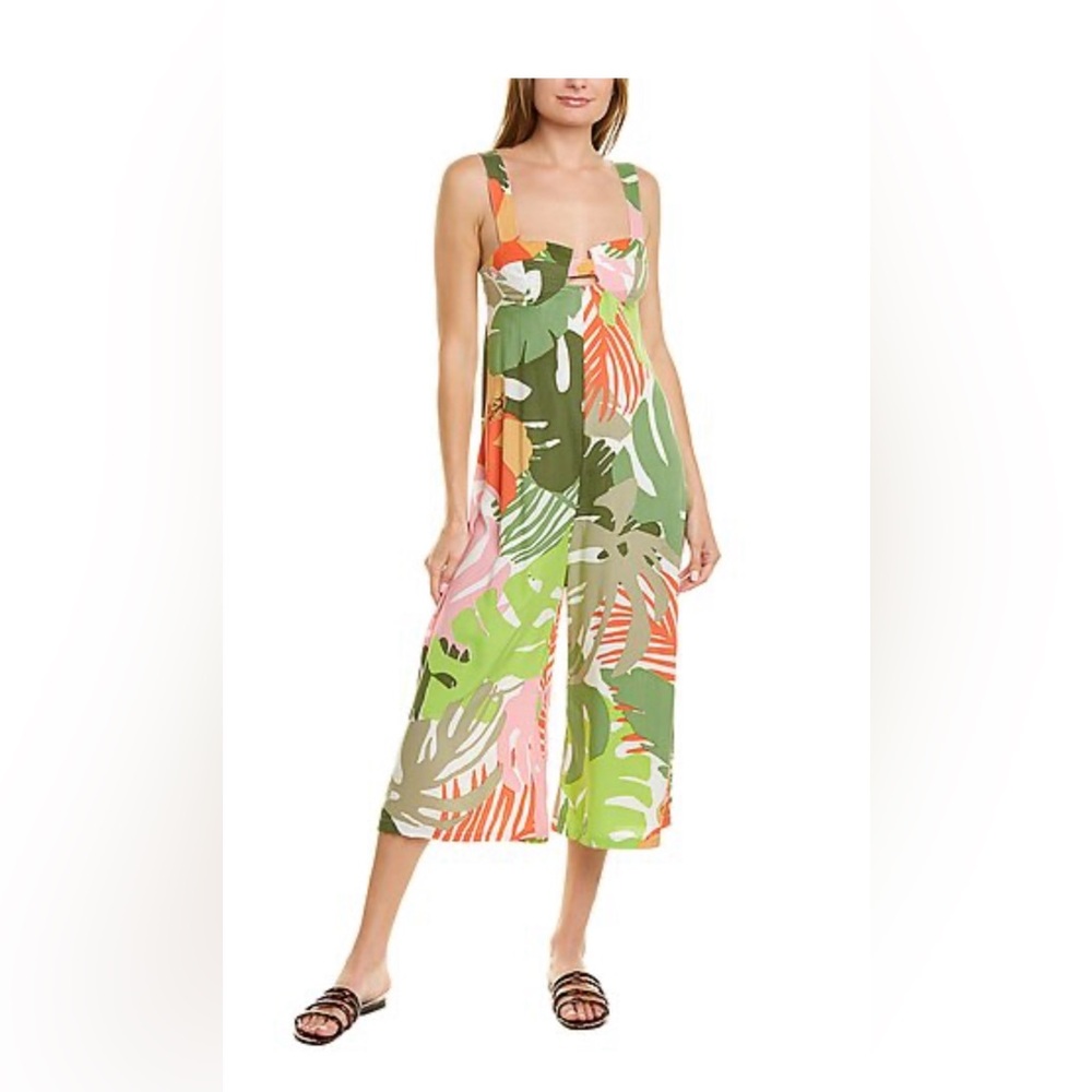 Alia Blue Jenny Jenny Jumpsuit with Wide-Leg Culottes